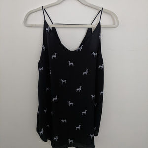 LOFT zebra print blouse